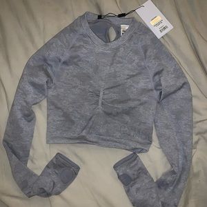 Gymshark camo crop top